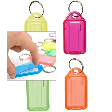 Plastic Key Tags: Colorful and Convenient
