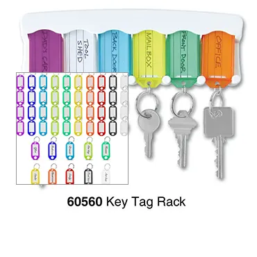 Organizational Prowess with Key Tags from Plastic Card ID