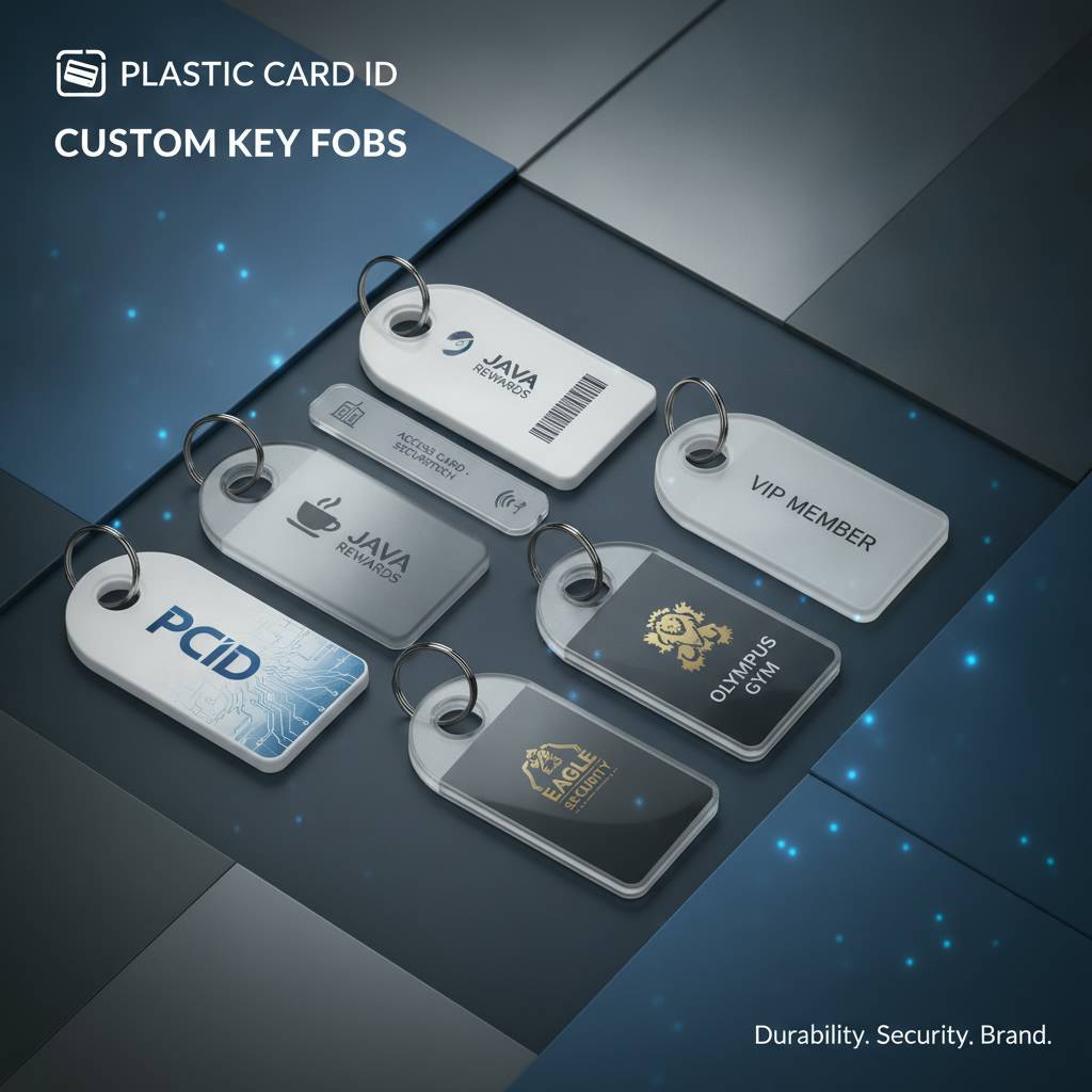 Custom key fob printing